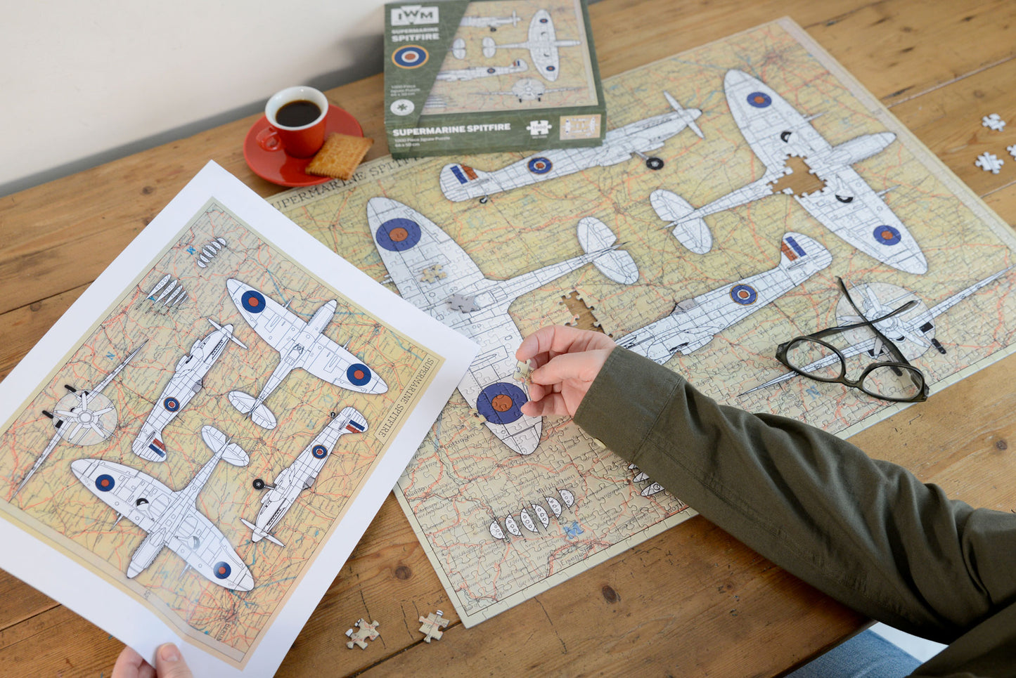 Imperial War Museums Spitfire 90th Anniversary 1000 Piece Jigsaw Puzzle