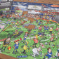 Chaos at The Football Tournament No.25 1000 Piece Jigsaw Puzzle