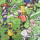 Chaos at The Football Tournament No.25 1000 Piece Jigsaw Puzzle
