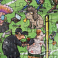 Chaos at The Football Tournament No.25 1000 Piece Jigsaw Puzzle