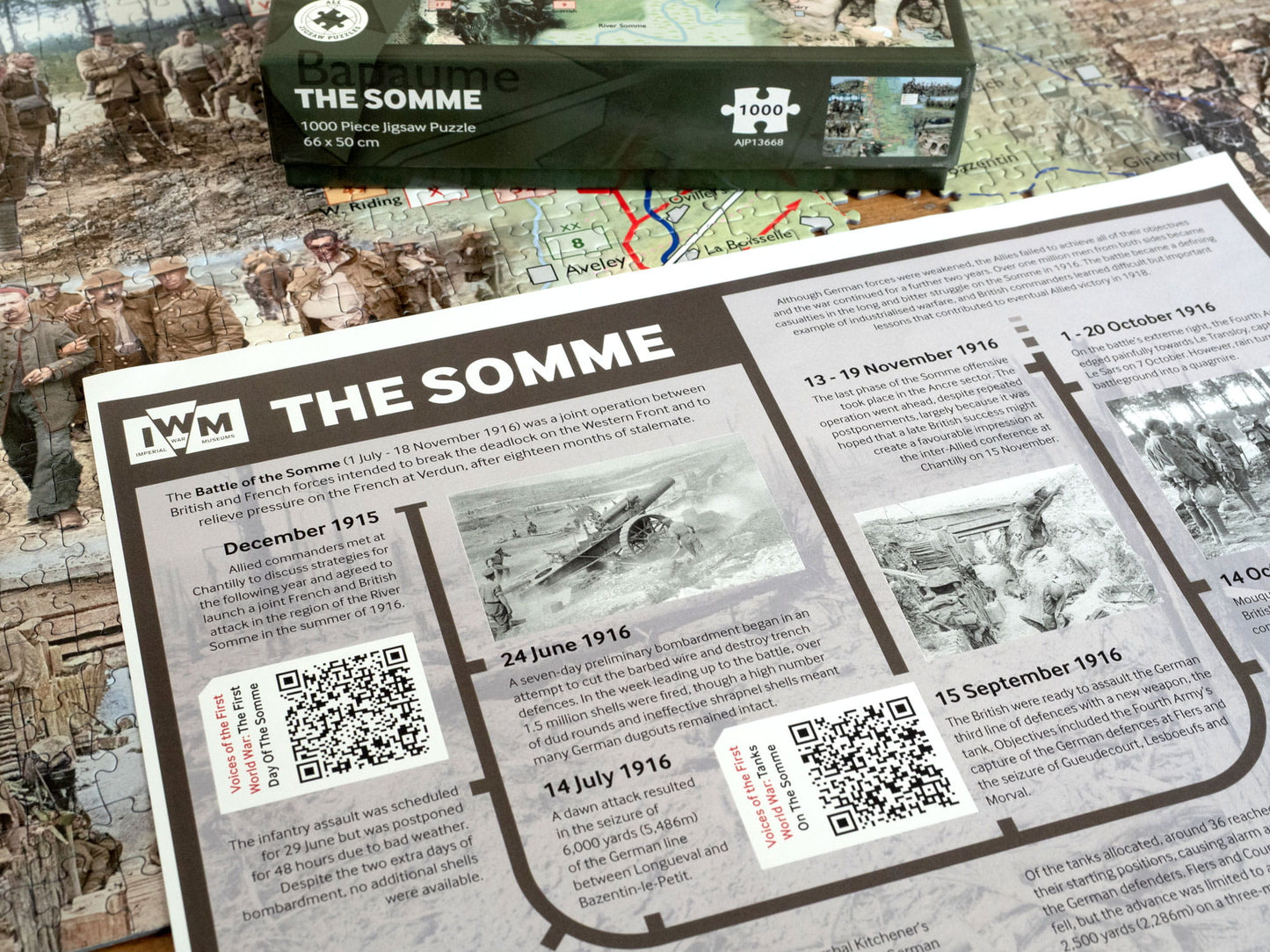110th Anniversary of the Battle of the Somme 1000 Piece Jigsaw Puzzle
