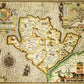 Anglesey Historical Map 1000 Piece Jigsaw Puzzle (1610)