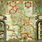 Buckinghamshire Historical Map 1000 Piece Jigsaw Puzzle (1610)