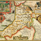 Cardiganshire Historical Map 1000 Piece Jigsaw Puzzle (1610)