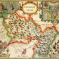 Denbighshire Historical Map 1000 Piece Jigsaw Puzzle (1610)