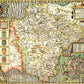 Devon Historical Map 1000 Piece Jigsaw Puzzle (1610)