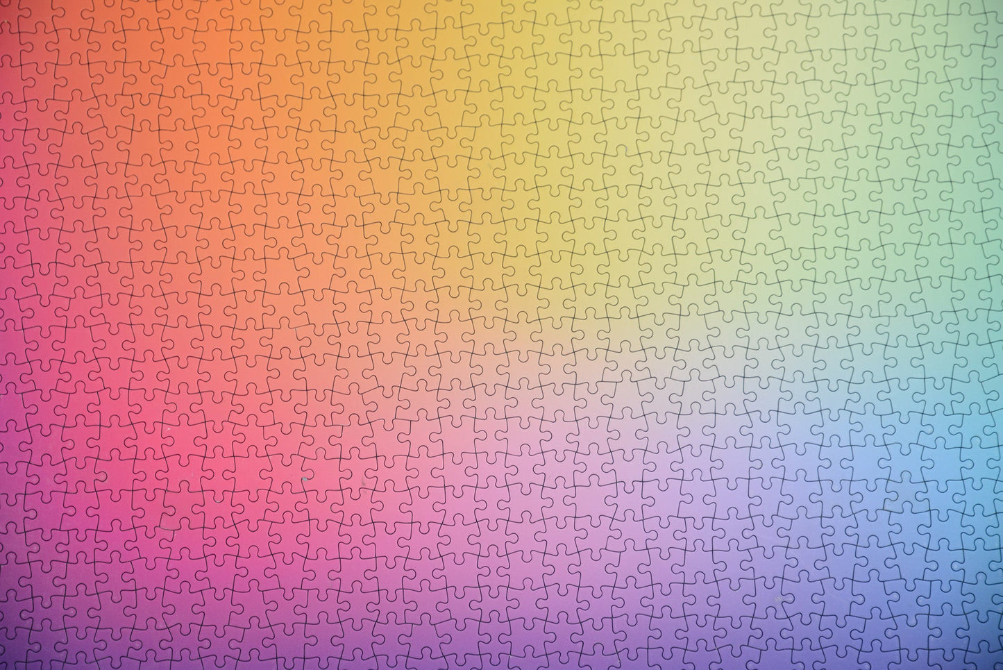 Blurry Rainbow  - Impuzzible No.21 - 1000 Piece Jigsaw Puzzle