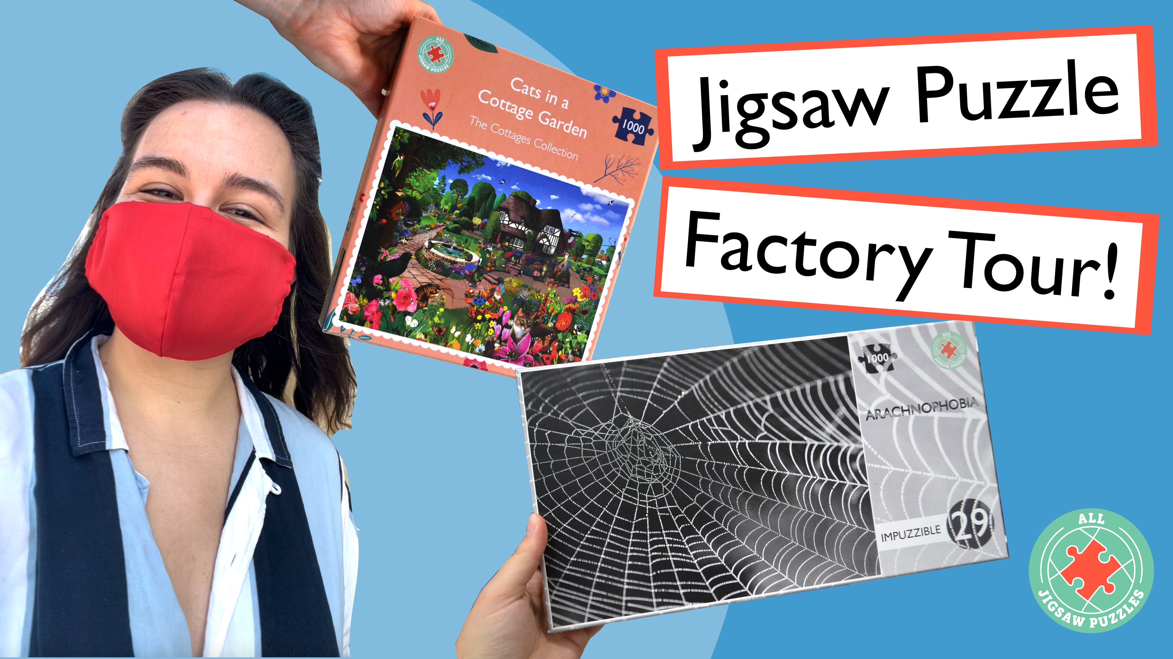 Load video: Jigsaw Puzzle Factory Tour Video