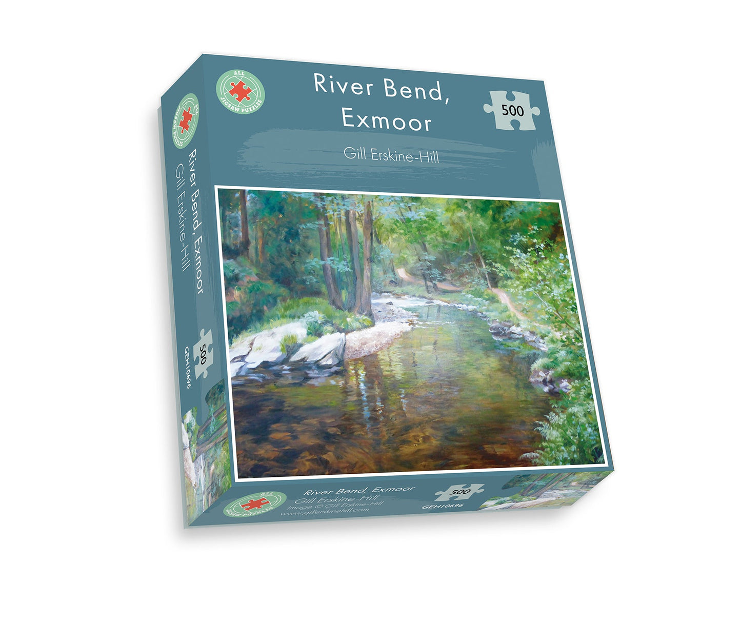 River Bend, Exmoor Jigsaw Puzzle - Gill Erskine-HIll