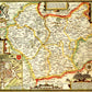 Leicestershire Historical Map 1000 Piece Jigsaw Puzzle (1610)