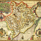 Monmouthshire Historical Map 1000 Piece Jigsaw Puzzle (1610)