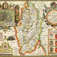 Nottinghamshire Historical Map 1000 Piece Jigsaw Puzzle (1610)