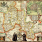 Oxfordshire Historical Map 1000 Piece Jigsaw Puzzle (1610)