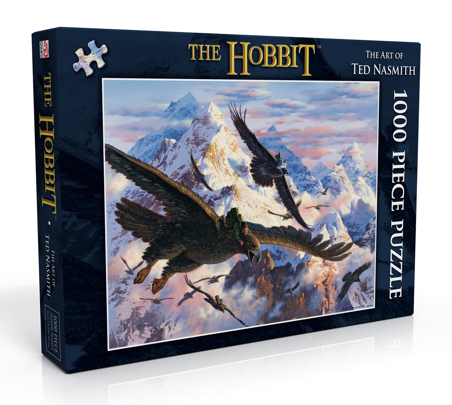 The Hobbit: Bilbo and the Eagles 1000 Piece Jigsaw Puzzle