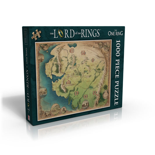 The One Ring: Eriador Map 1000 Piece Jigsaw Puzzle