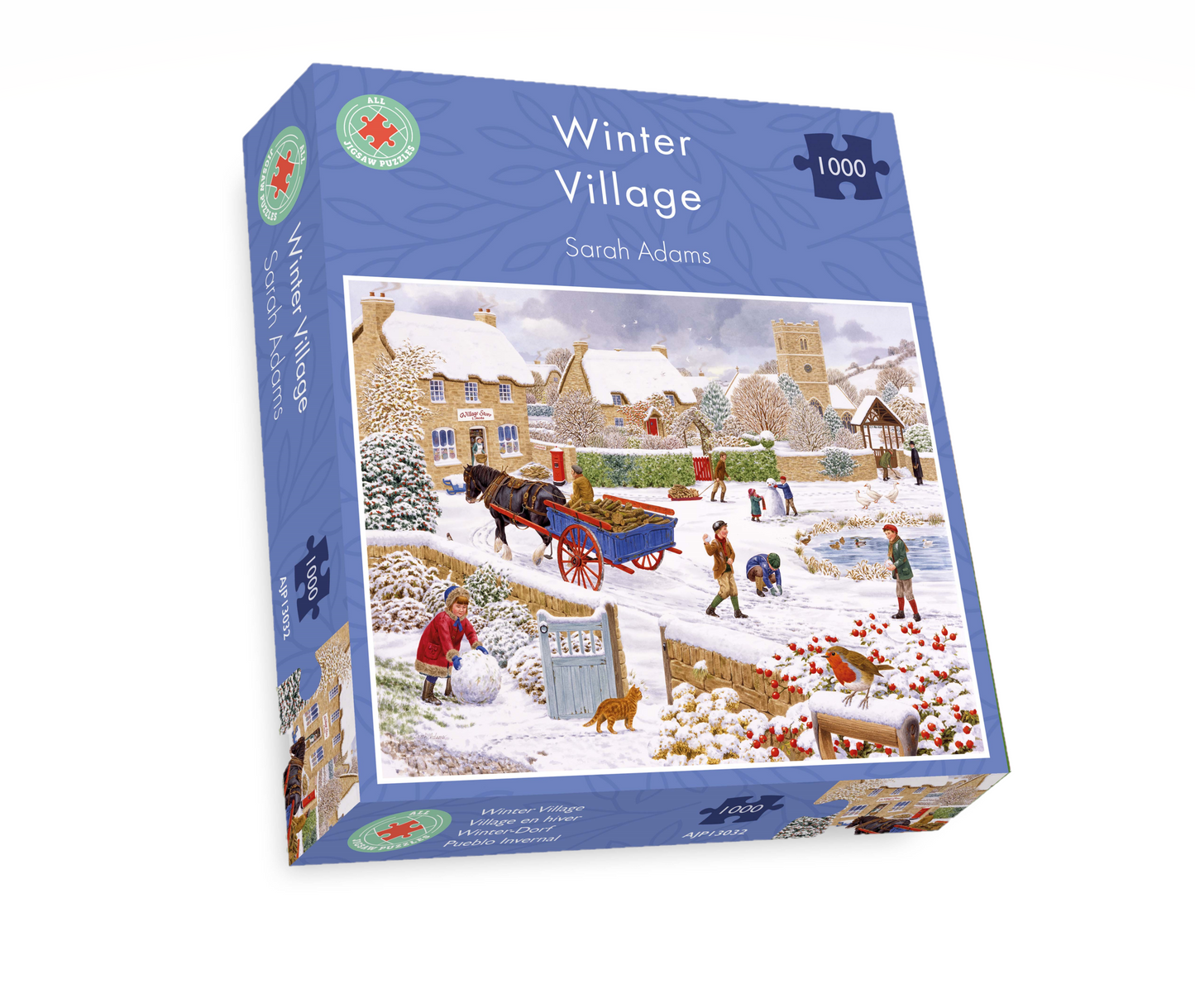 Sarah Adams Winter Village 1000 piece Jigsaw Puzzle