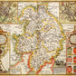 Warwickshire Historical Map 1000 Piece Jigsaw Puzzle (1610)