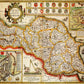 Yorkshire North & East Riding Historical Map 1000 Piece Jigsaw Puzzle (1610)
