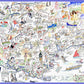 Map of Devon - Tim Bulmer 1000 Piece Jigsaw Puzzle