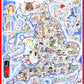 Map of England - Tim Bulmer 1000 Piece Jigsaw Puzzle