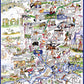 Map of Hampshire - Tim Bulmer 1000 Piece Jigsaw Puzzle