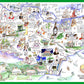 Map of Kent - Tim Bulmer 1000 Piece Jigsaw Puzzle