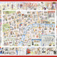 Map of London - Tim Bulmer 1000 Piece Jigsaw Puzzle