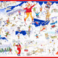 Skiing - Tim Bulmer 1000 Piece Jigsaw Puzzle