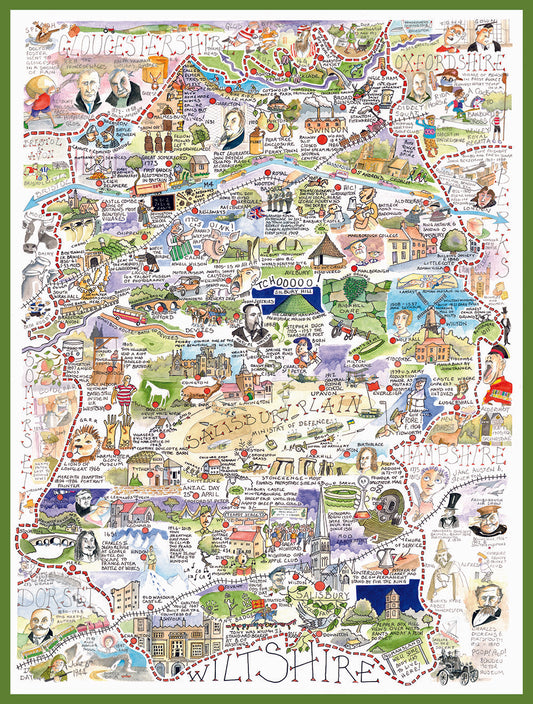 Wiltshire- Tim Bulmer 1000 piece Jigsaw Puzzle