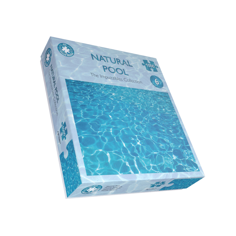 Natural Pool - Impuzzible No.17 - 1000 Piece Jigsaw Puzzle