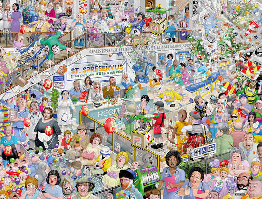 PRE-ORDER Mike Jupp 'I Love Healthcare 1000 Piece Jigsaw Puzzle