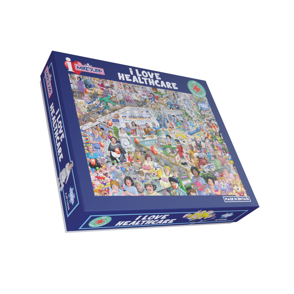 PRE-ORDER Mike Jupp 'I Love Healthcare 1000 Piece Jigsaw Puzzle