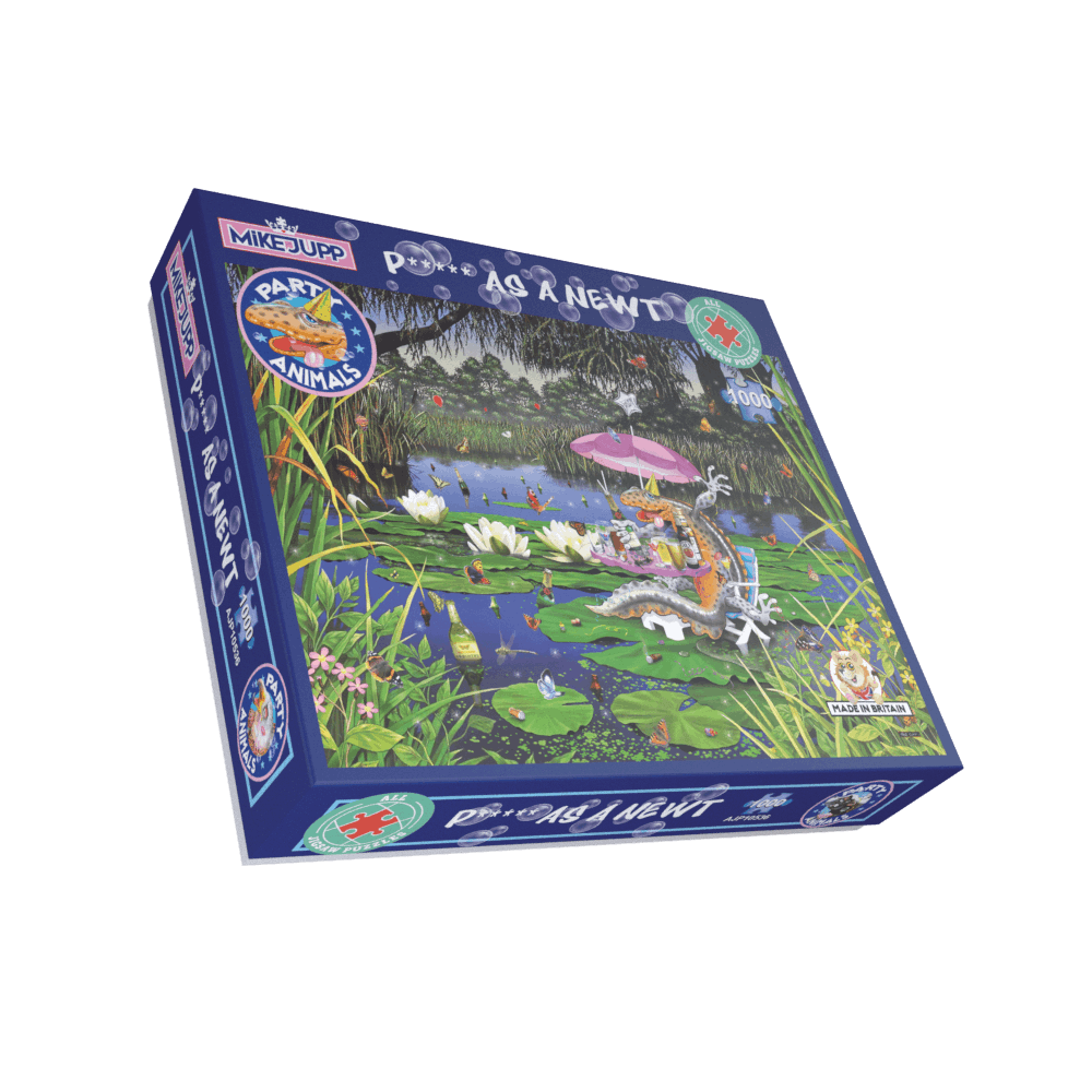 P*ssed as a Newt - Mike Jupp 1000 Pieces Jigsaw Puzzles