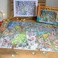 Djigsaw Vu at the Christmas Market 2 x 1000 Jigsaw Puzzles