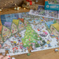 Djigsaw Vu at the Christmas Market 2 x 1000 Jigsaw Puzzles