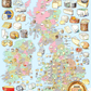 A Cheesemonger's Map of British & Irish Cheese 1000 Piece Jigsaw Puzzle