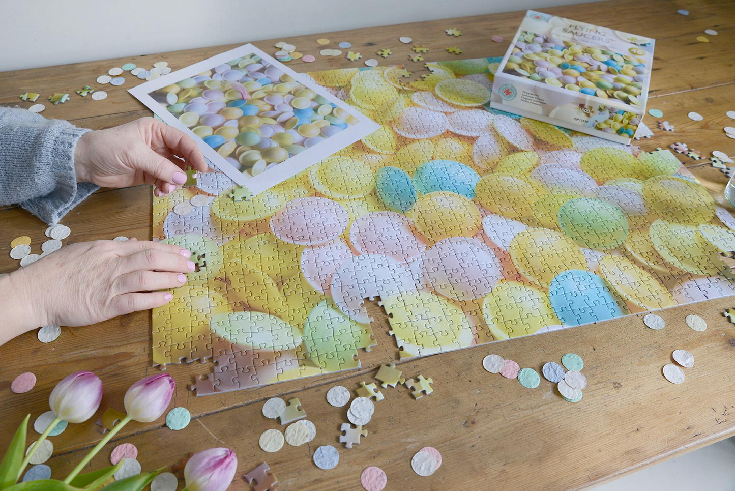 Flying Saucers Impuzzible No.46 - 1000 Piece Jigsaw Puzzle