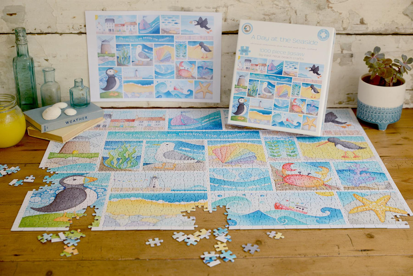 A Day at the Seaside 1000 Piece Jigsaw Puzzle