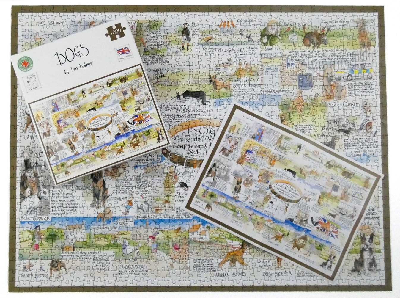 Dogs Tim Bulmer 1000 piece jigsaw puzzle Trade Jigsaws All Jigsaw Puzzles