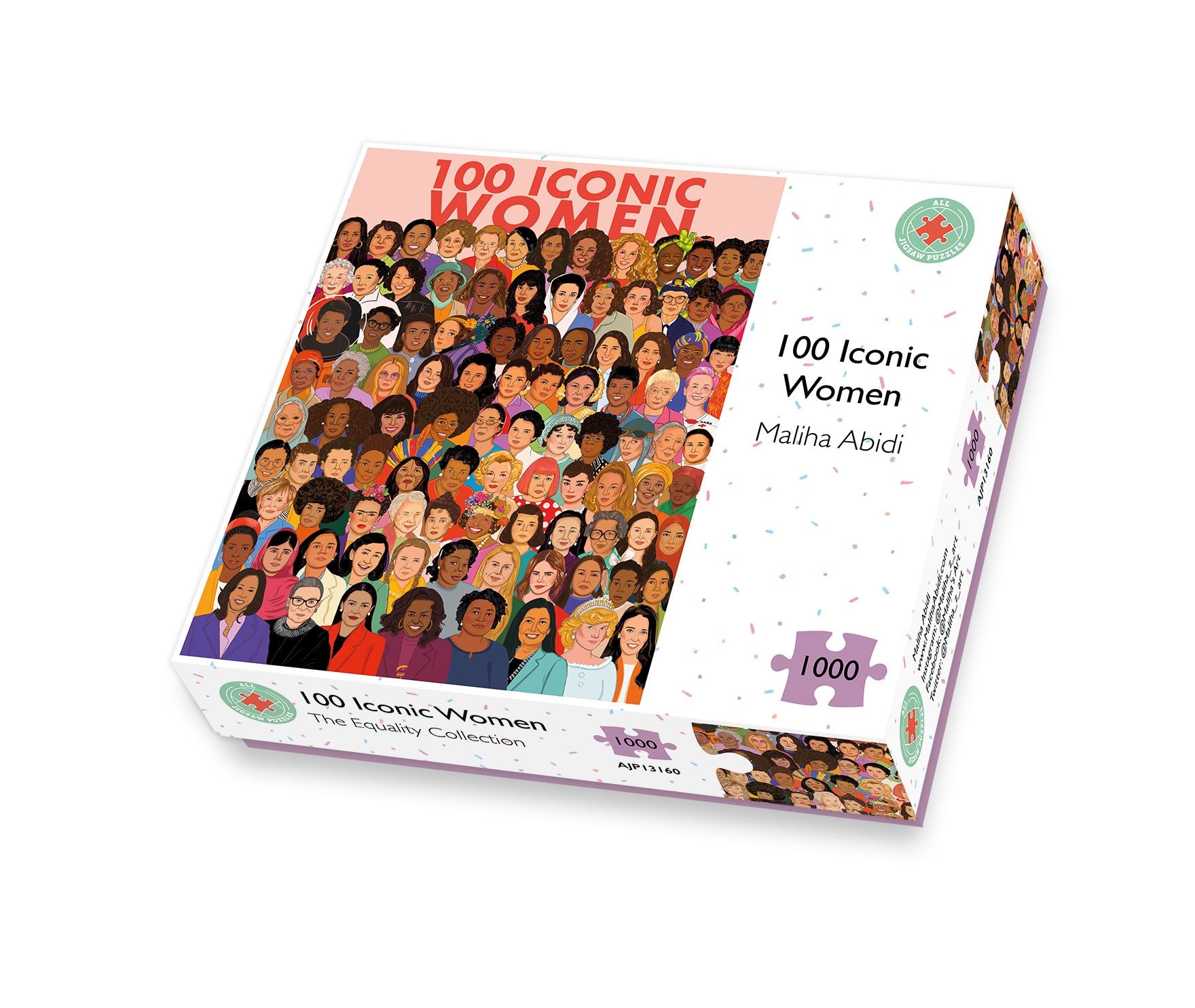 100 Iconic Women 1000 Piece Jigsaw Puzzle