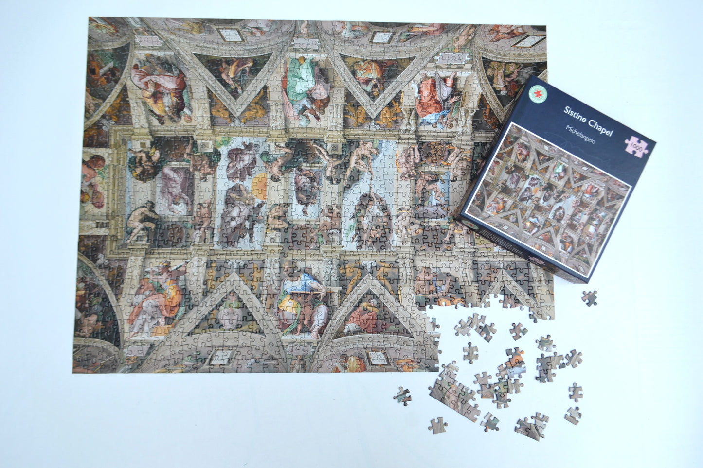 Sistine Chapel Ceiling by Michelangelo Jigsaw Puzzle‚ 1000 or 500 Pieces