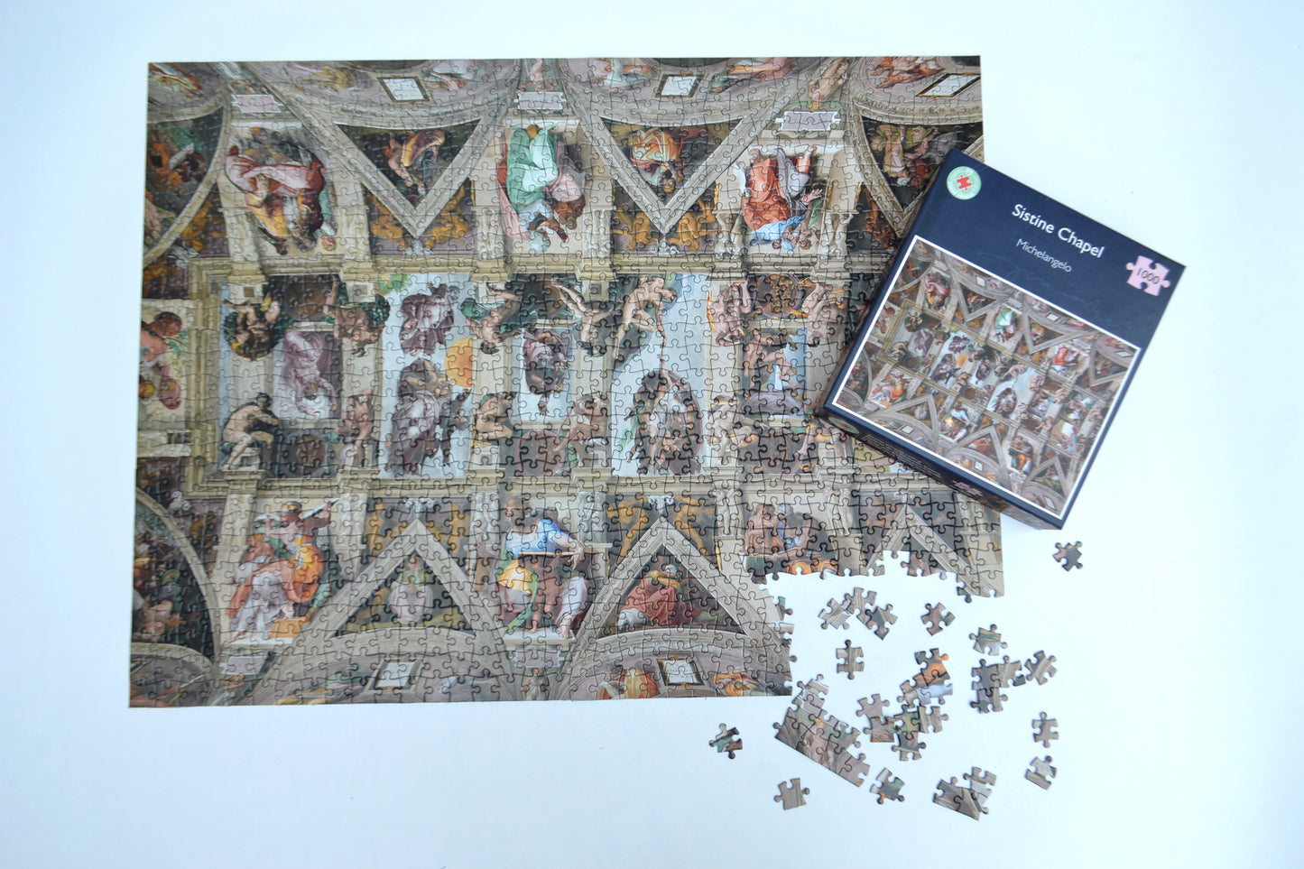 Sistine Chapel Ceiling by Michelangelo Jigsaw Puzzle‚ 1000 or 500 Pieces