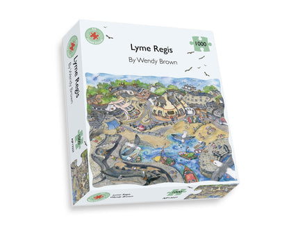 Lyme Regis - Wendy Brown 1000 or 500 Piece Jigsaw Puzzle