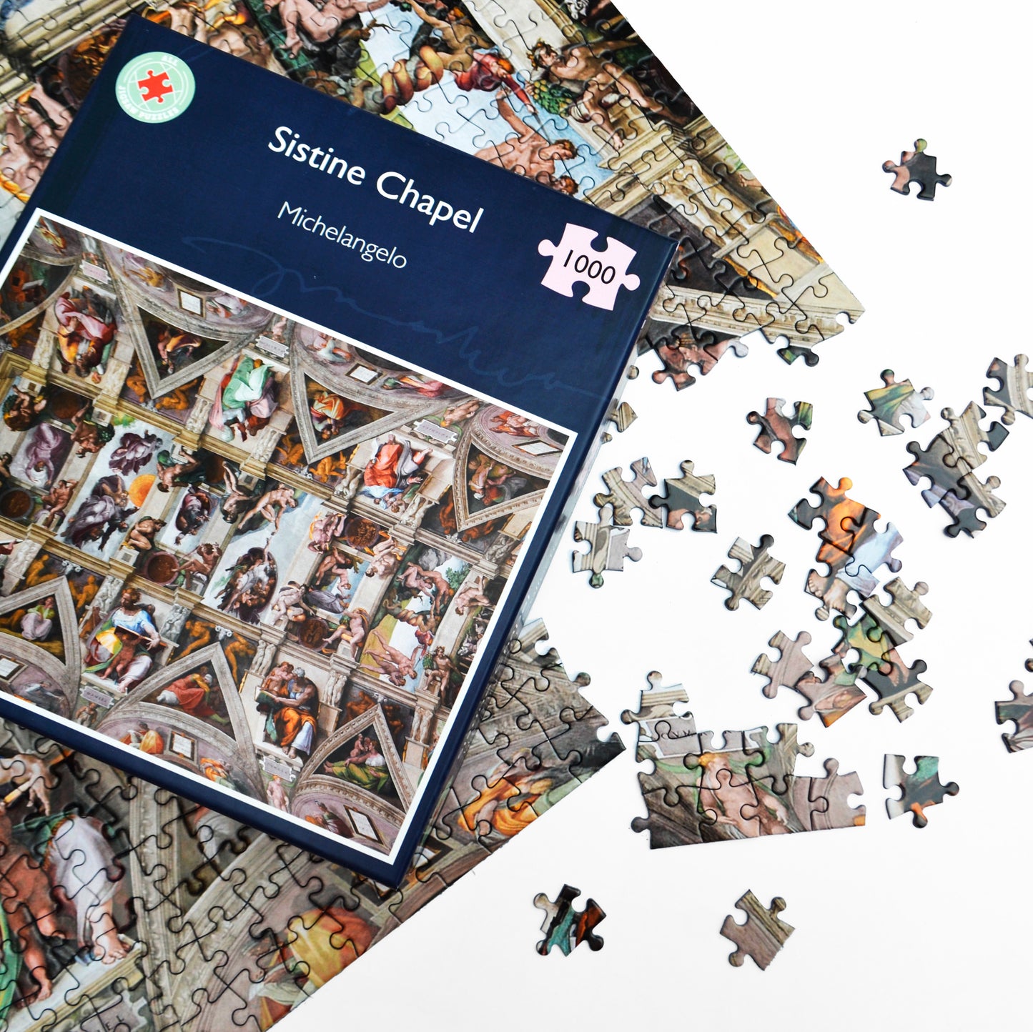 Sistine Chapel Ceiling by Michelangelo Jigsaw Puzzle‚ 1000 or 500 Pieces