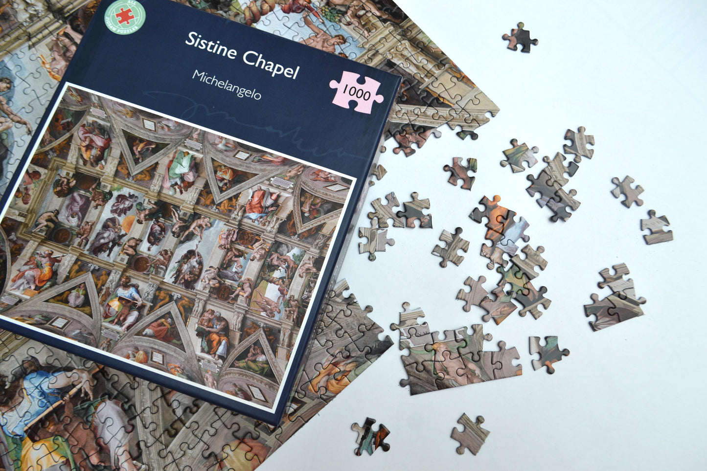 Sistine Chapel Ceiling by Michelangelo Jigsaw Puzzle‚ 1000 or 500 Pieces