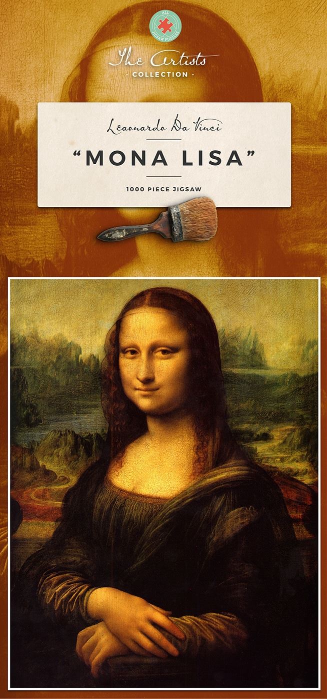 Mona Lisa by Leonardo da Vinci Jigsaw Puzzle - 1000 Pieces