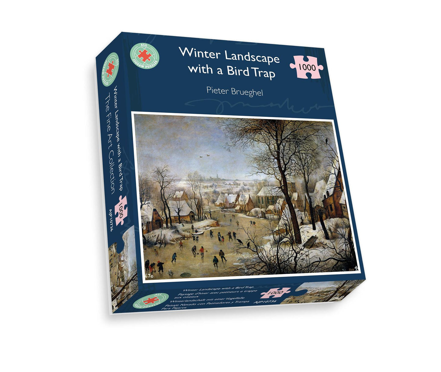 Winter Landscape with a Bird Trap - 1000 pc. jigsaw puzzle