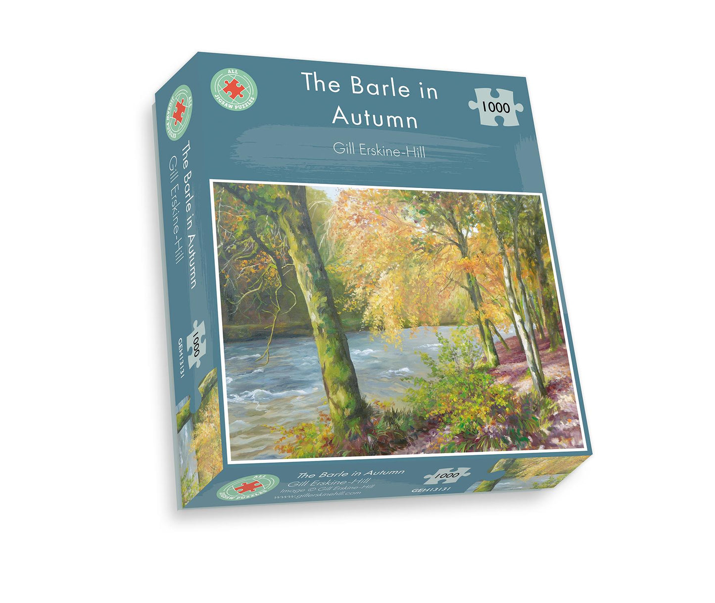 The Barle in Autumn 1000 or 500 Piece Jigsaw Puzzle
