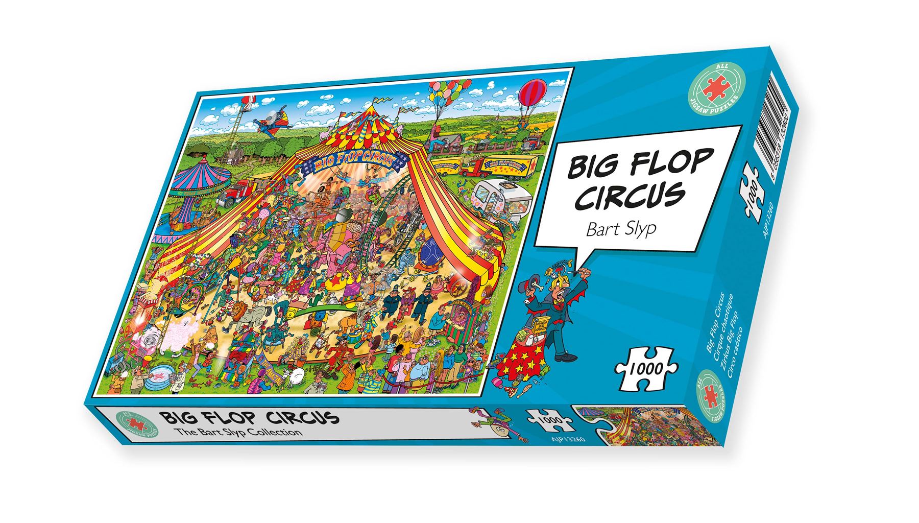 Big Flop Circus - Bart Slyp 1000 Piece Jigsaw Puzzle box