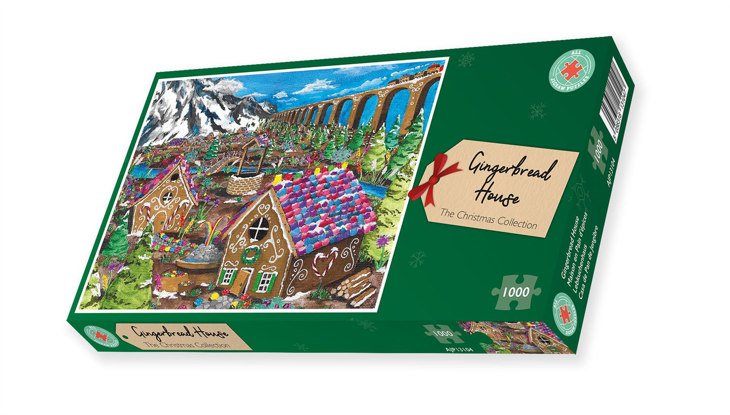 Gingerbread House 1000 Piece Jigsaw Puzzle box